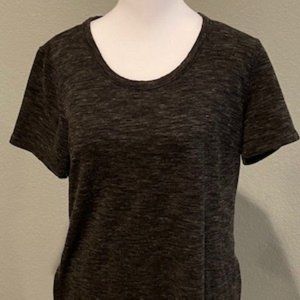 32 Degrees Dark Gray Short Sleeve T-shirt Dress, Size Small